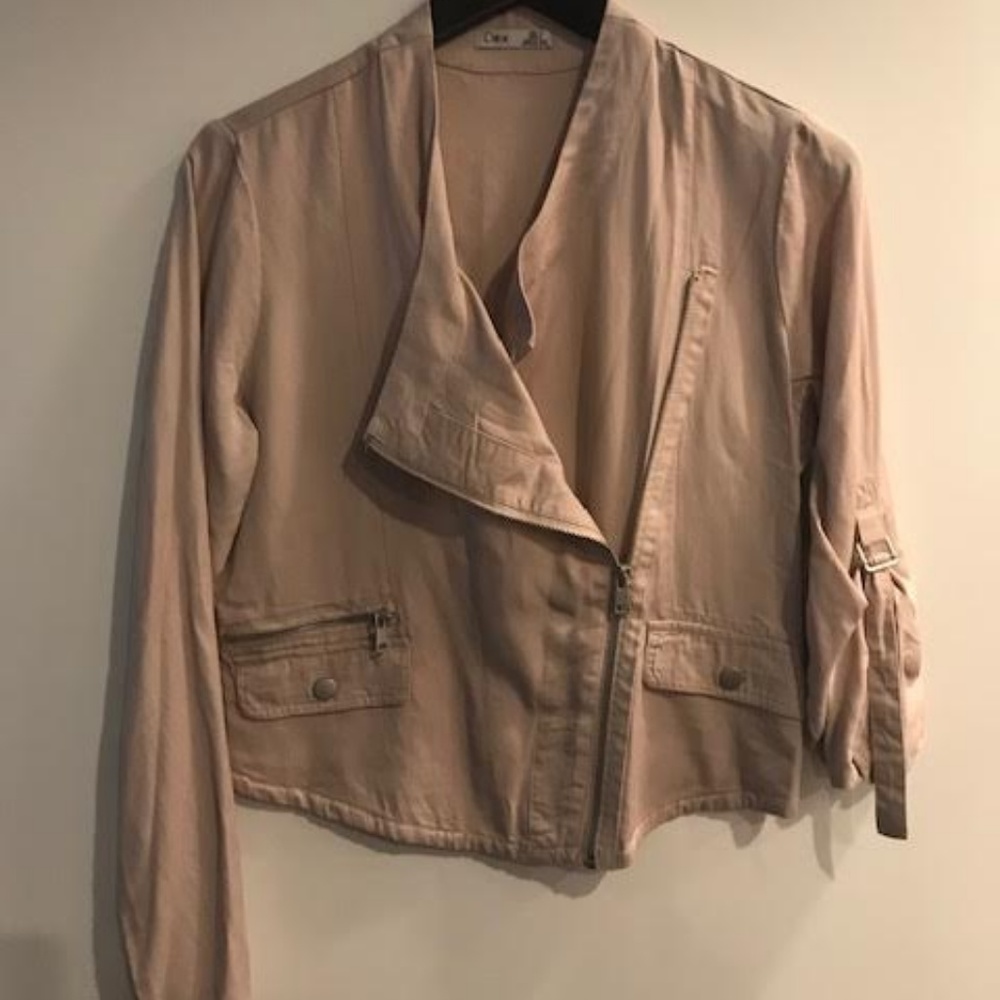 Blush Moto Jacket by Dex